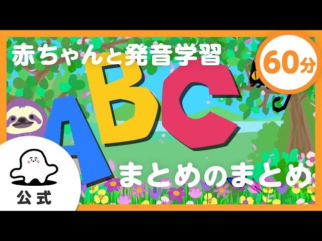 【赤ちゃんが泣き止む】英語教育動画まとめのまとめ｜ABCのうた＆フォニックスで発音学習【英語聞き流し】