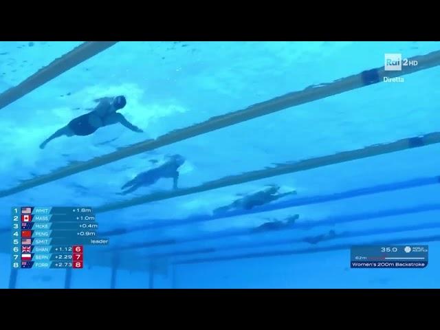 Kayle McKeon - Women's 200m Backstroke FINAL- World Swimming Championships,2023 Fukuoka