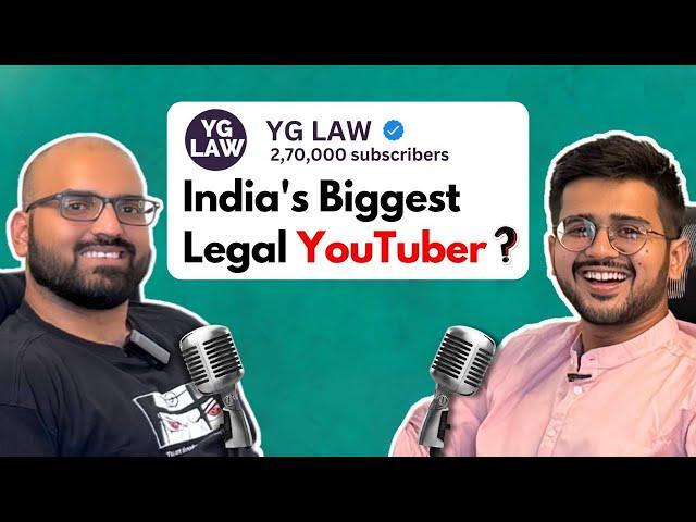 Income Of Legal Youtuber in India I Ft @YGLAW