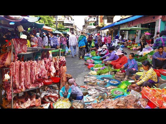 Cambodian Countryside Market Vs City Market - Best Exploring Cambodian Market Food