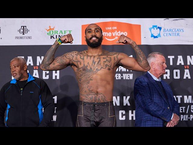 Davis vs Roach prelims | Weigh-In #TankRoach @PremierBoxingChampions