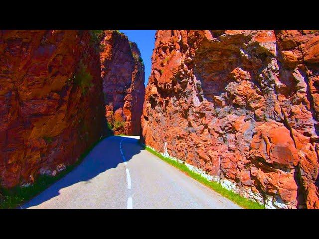 Scenic Drive: The Most Breathtaking Road Trip You'll Ever Take! GORGES DE DALUIS to Guillaumes  4k