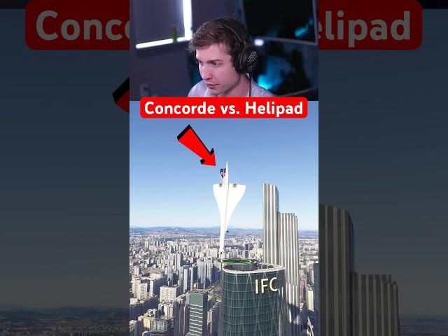 Concorde vs. Helipad