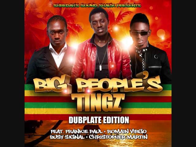 DJ SHREDAH PRESENTS BIG PEOPLES TINGZ DUBPLATE EDITION VOL 1