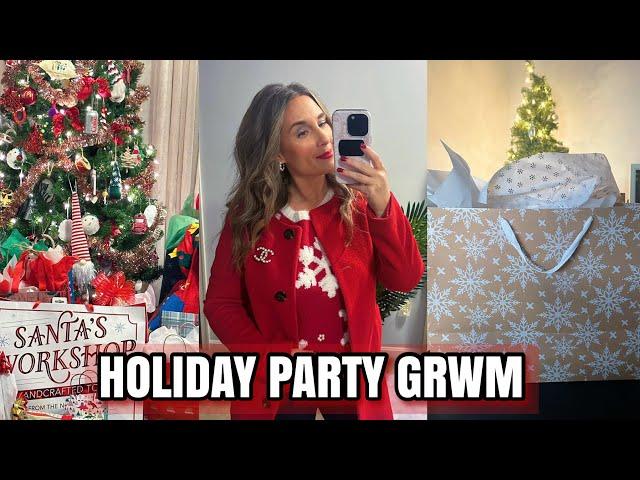 GRWM FOR A HOLIDAY PARTY  USING MY FAVORITE PRODUCTS FROM 2024 ️ VLOGMAS DAY 5 