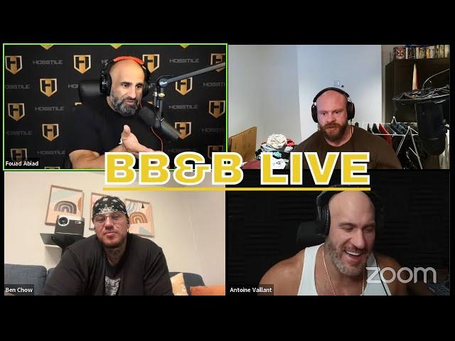 BODYBUILDING AND BOLLOCKS LIVE | Fouad Abiad, James Hollingshead, Ben Chow & Antoine Valliant