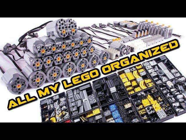 How I sort my LEGO technic collection --- OCD style