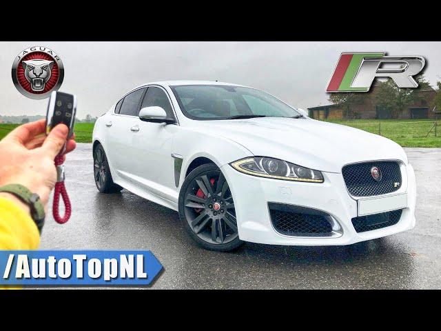 JAGUAR XFR 5.0 SUPERCHARGED | REVIEW POV on ROAD & AUTOBAHN by AutoTopNL