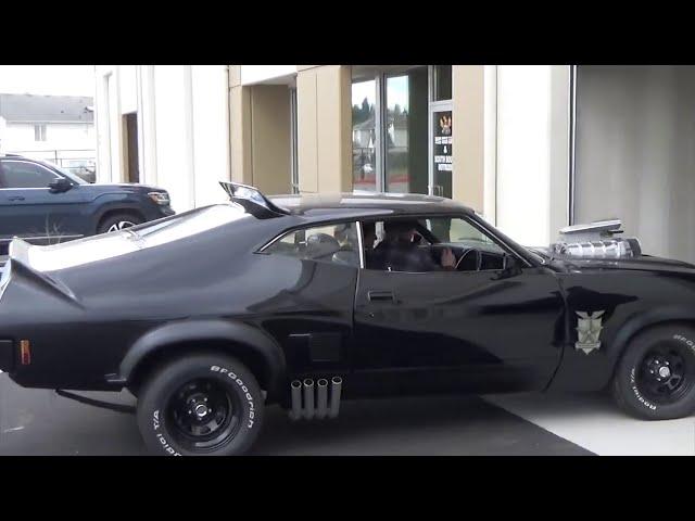 Mad Max Pursuit Special Interceptor Engine Startup Blower Test Drive