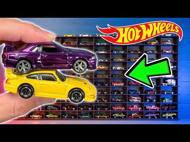 Every Car on my Hot Wheels Display - STH,RLC,ID,Chase,Zamac +