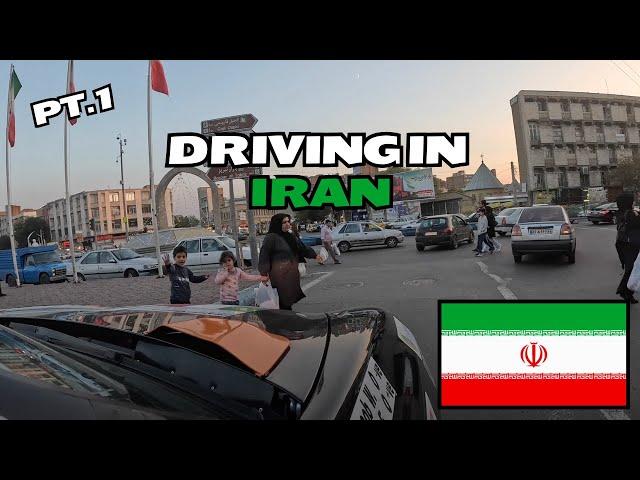 Driving in Tabriz, Iran