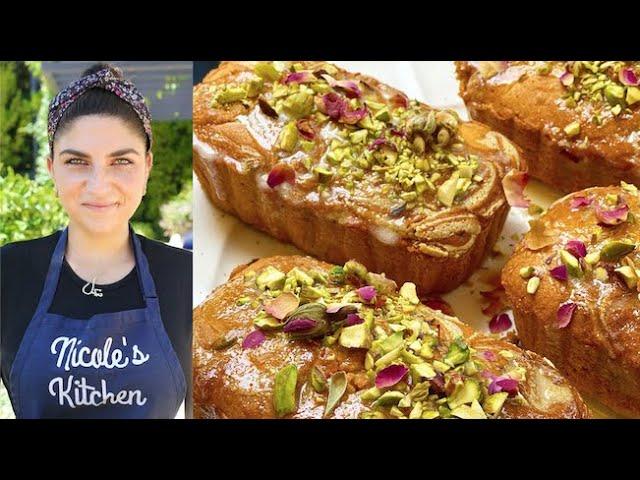 Saffron-Halva Pound Cake By Chef Nicole Dayani of Nicole's Kitchen