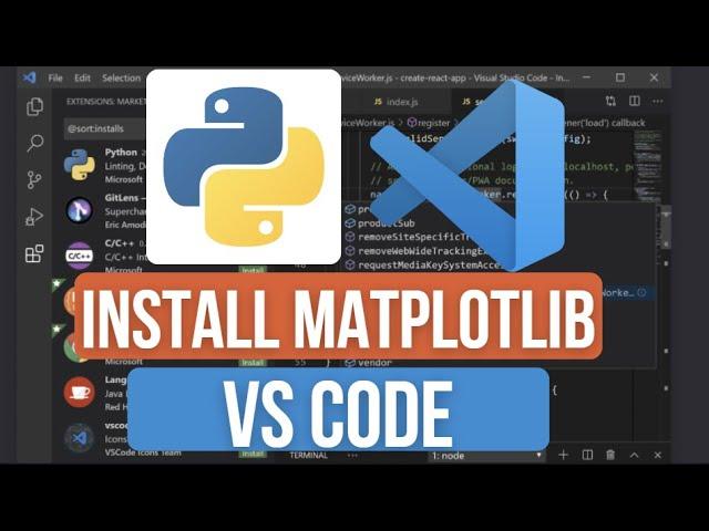 How to Install Matplotlib in VS Code | Fix ImportError: No Module Named Matplotlib