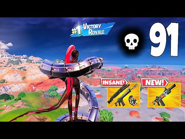 91 Elimination Solo Vs Squads "Zero Build" Gameplay Wins (Fortnite chapter 5)