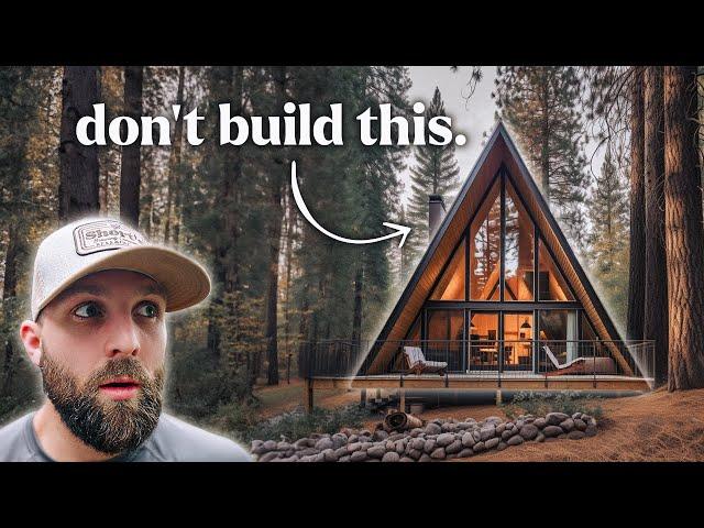 the TRUTH about building an A-frame cabin!