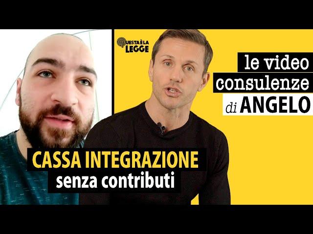 Cassa integrazione anche senza contributi | avv. Angelo Greco