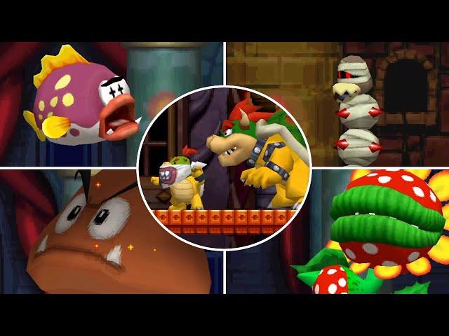 New Super Mario Bros. DS - All Bosses