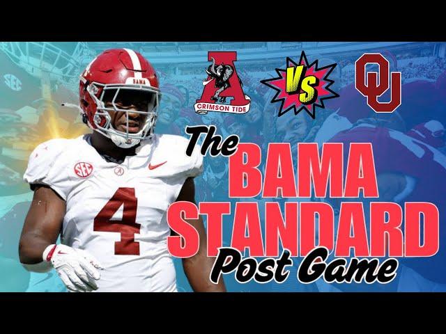 Bama Standard Post Game Show: Alabama Gets WHIPPED by Oklahoma | Immediate Reactions | What's Next?