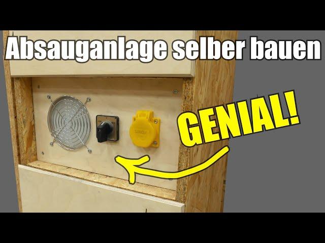 Absauganlage/Staubabsaugung für die Werkstattt selber bauen