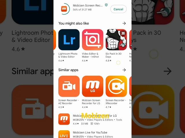 Install Mobizen  #screen recorder # subscribe #veiws