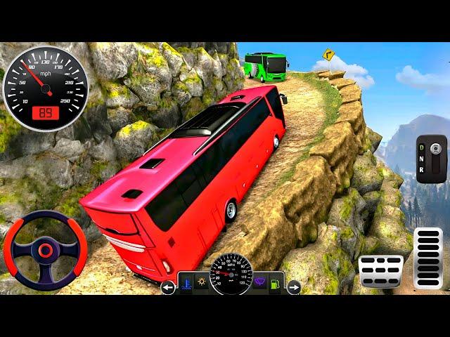 Bus Simulator: Death Road #3 -  Real Uphill Coach Bus Driving Simulator 2025 : Android Gameplay