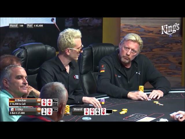 Boris Becker turns straight versus ElkY in high stakes cash game