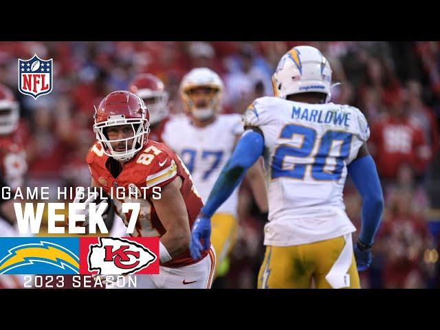 Los Angeles Chargers vs. Kansas City Chiefs | 2023 Week 7 Game Highlights