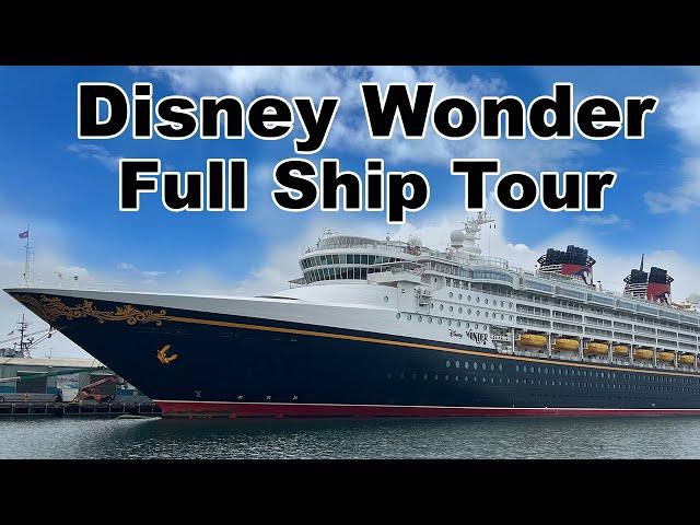 Disney Wonder Tour and Review - Disney Cruise Line