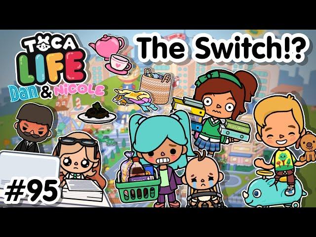 The Switch!? | #95 (Dan & Nicole series) Toca Boca World