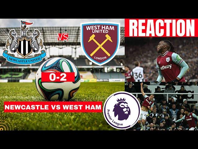 Newcastle vs West Ham 0-2 Live Premier League EPL Football Match Score Commentary Highlights 2024