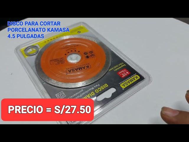 DISCO KAMASA DE 4.5 PULGADAS PARA PORCELANATO..955 070 936