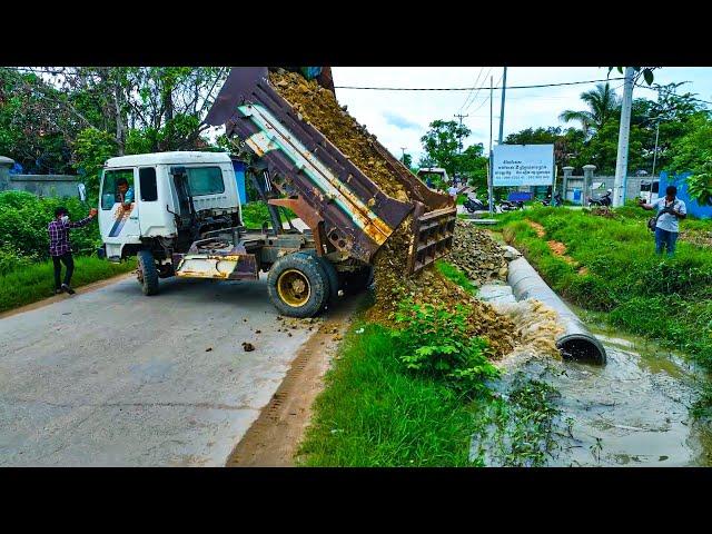 Amazing Bury the Sewer System In front of the farmer's house and Clear the Forest by Bulldozer