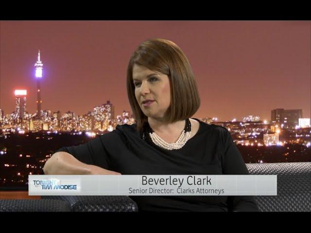 Tonight with Tim Modise | Bev Clark, Attorney and Senior Director at Clark's Attorney