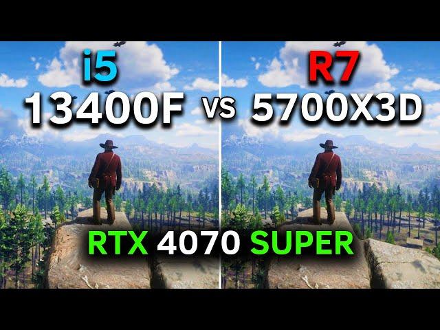 Core i5 13400F vs Ryzen 7 5700X3D | RTX 4070 SUPER | Test In 12 Games | 2024