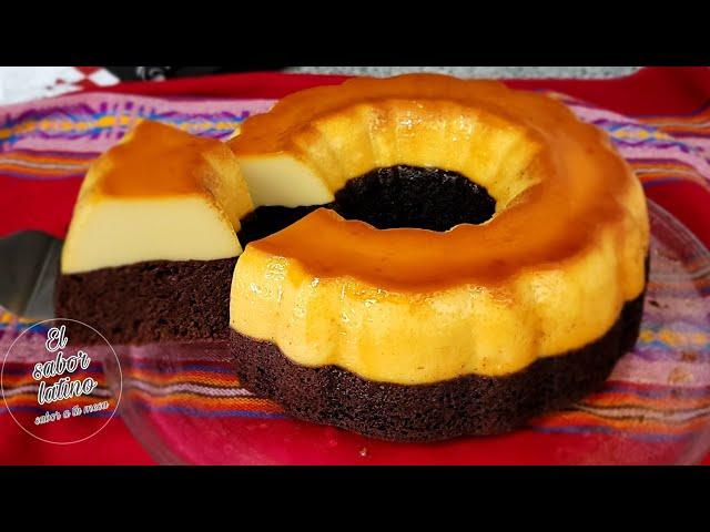 No te sale el Chocoflan o Pastel Imposible? te Guió Paso a Paso | Receta Facil sin Horno!!