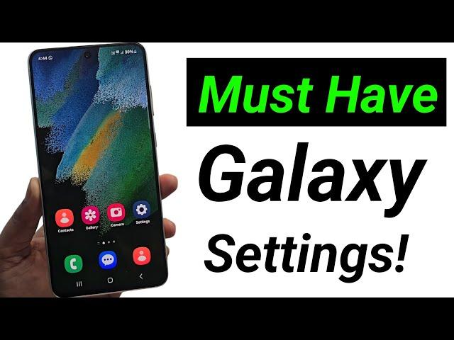 Immediately Enable This Crucial Feature on Samsung Galaxy Phones!
