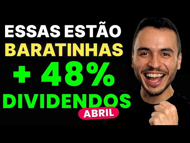 4 AÇÕES BARATAS que pagam GRANDES DIVIDENDOS em ABRIL