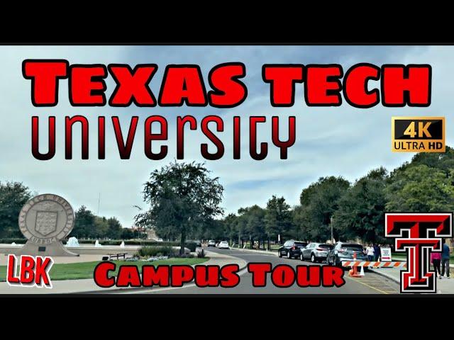 [4K] Texas Tech University - Campus Tour