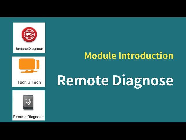 Launch Scanner "Remote Diagnose" Module Introduction