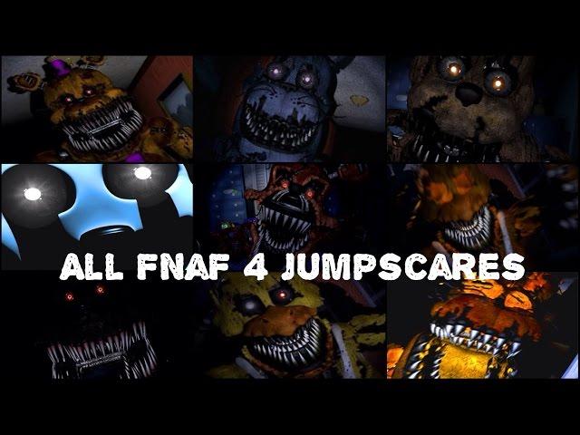 Every Single FNaF 4 Jumpscare