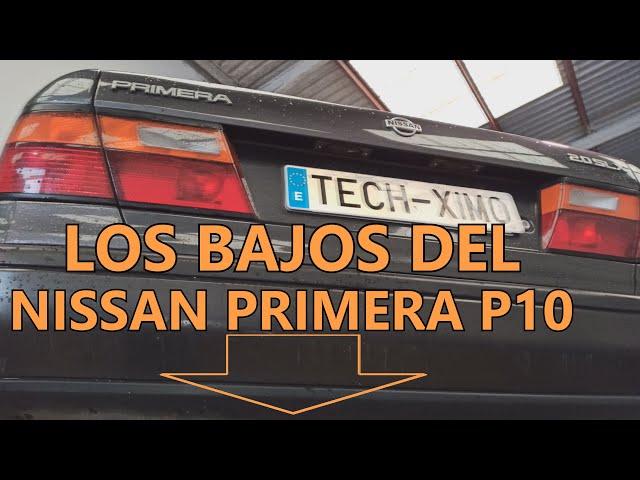 Le vemos los bajos al Nissan Primera P10 de 1992