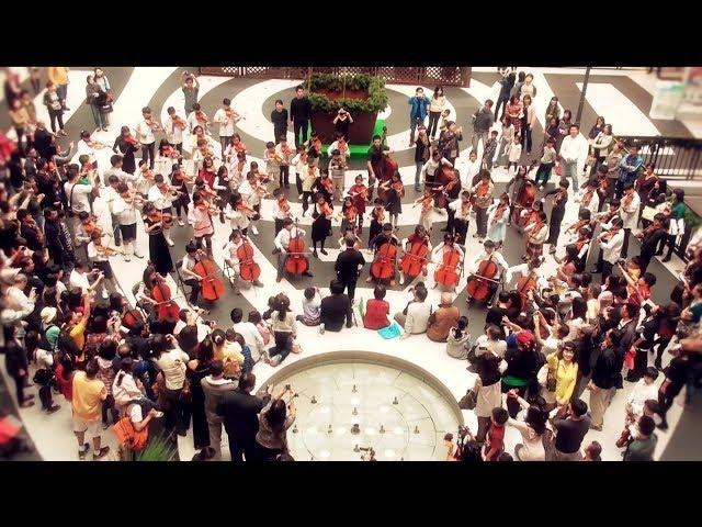 Flash Mob - Pachelbel's Canon (Canon in D) performed by 7-16 year old kids (HD) 