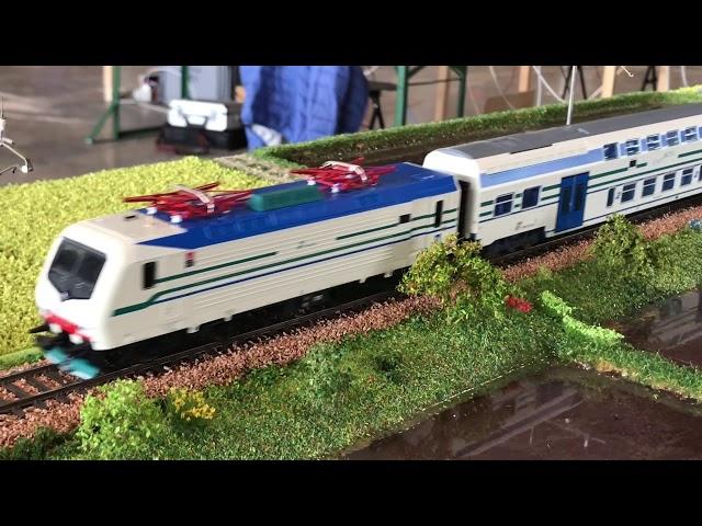 Modellini di treni al Model Expo Italy 2018 di Verona