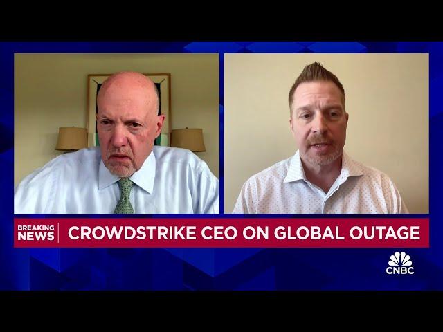 CrowdStrike CEO on global outage: Goal now is to make sure every customer is back up and running