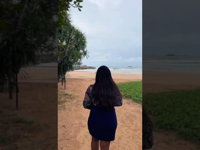 Beach vibes and endless smiles with my better half ️..  #srilanka #travel #couplegoals #tajbentota