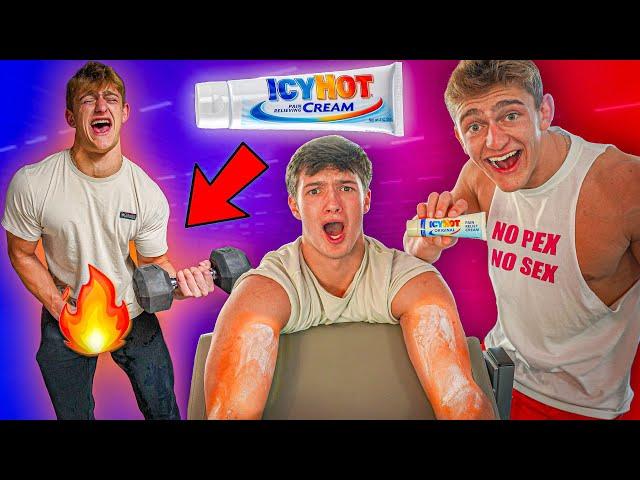 We Put Icy Hot on our N*TS in The Gym…