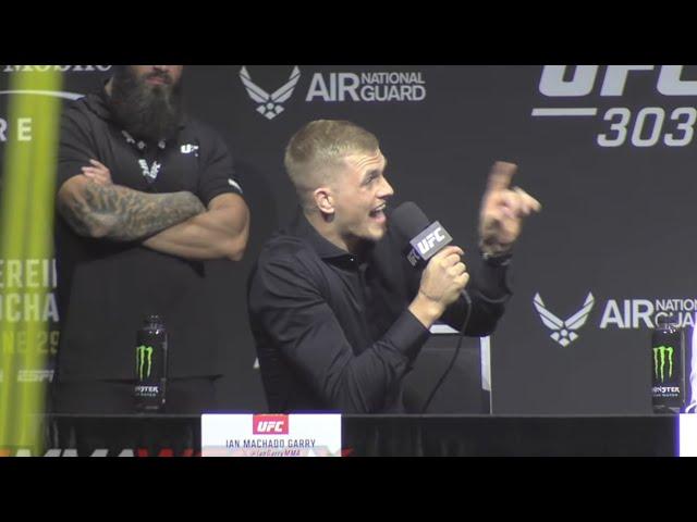 Ian Garry EXPLODES on Michael Venom Paige | UFC 303 PRESS CONFERENCE