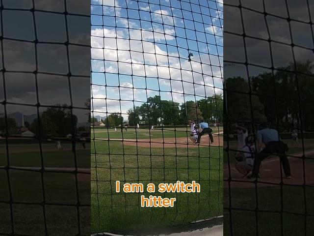 switch hitting on the spot  #baseball #switchhitting #wasthisagoodchoice #sports #class2028