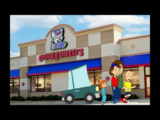 Caillou Misbehaves at Chuck E Cheese's (2014 Video)