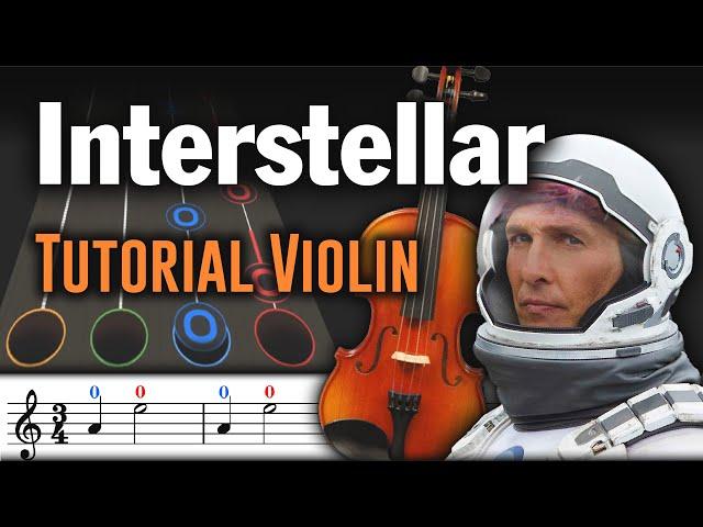 Interstellar | Tutorial Violin | Play Along 